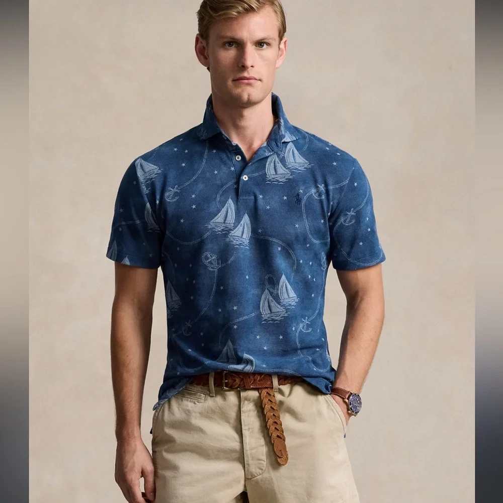 Polo Ralph Lauren Yarn Dyed Mesh Polo